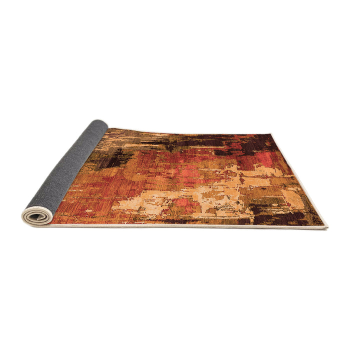 Sideview of Oriental Orange Industrial Rug, urb2835org