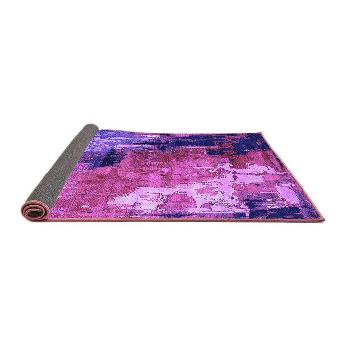 Sideview of Oriental Purple Industrial Rug, urb2835pur