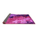 Sideview of Oriental Pink Industrial Rug, urb2835pnk