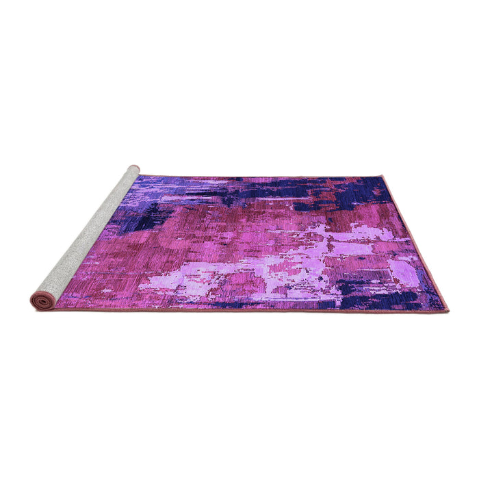 Sideview of Machine Washable Oriental Purple Industrial Area Rugs, wshurb2835pur