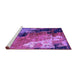 Sideview of Machine Washable Oriental Purple Industrial Area Rugs, wshurb2835pur