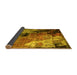 Sideview of Oriental Yellow Industrial Rug, urb2835yw