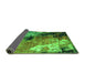 Sideview of Oriental Green Industrial Rug, urb2835grn