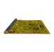 Sideview of Oriental Yellow Industrial Rug, urb2836yw