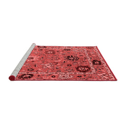 Industrial Red Washable Rugs