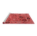 Industrial Red Washable Rugs