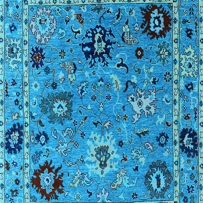 Oriental Light Blue Industrial Rug, urb2836lblu