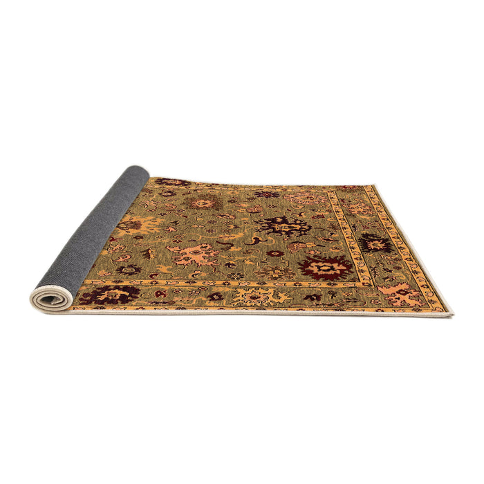 Sideview of Oriental Orange Industrial Rug, urb2836org