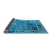 Sideview of Oriental Light Blue Industrial Rug, urb2836lblu