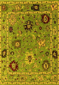 Oriental Yellow Industrial Rug, urb2836yw