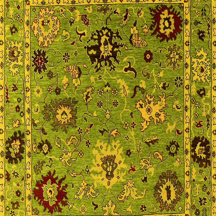 Oriental Yellow Industrial Rug, urb2836yw