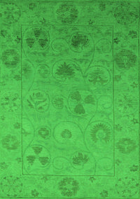 Oriental Green Industrial Rug, urb2837grn