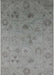 Mid-Century Modern Silver Gray Oriental Rug, urb2837