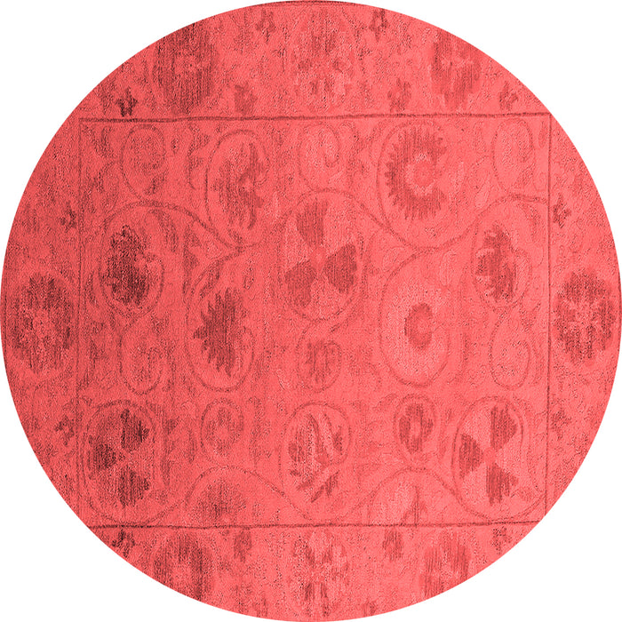 Machine Washable Oriental Red Industrial Rug, wshurb2837red