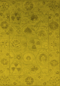 Oriental Yellow Industrial Rug, urb2837yw