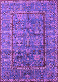 Oriental Purple Industrial Rug, urb2838pur