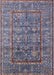 Mid-Century Modern Plum Purple Oriental Rug, urb2838