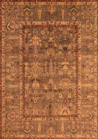 Oriental Orange Industrial Rug, urb2838org