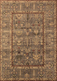 Oriental Brown Industrial Rug, urb2838brn