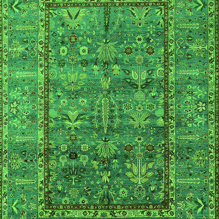 Oriental Green Industrial Rug, urb2838grn
