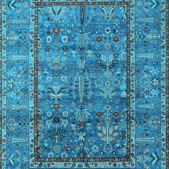Oriental Light Blue Industrial Rug, urb2838lblu