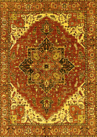 Persian Yellow Traditional Rug, urb2839yw
