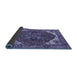 Sideview of Persian Blue Traditional Rug, urb2839blu