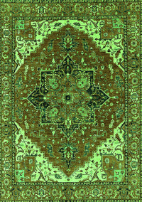 Persian Green Traditional Rug, urb2839grn