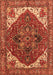 Machine Washable Persian Orange Traditional Area Rugs, wshurb2839org