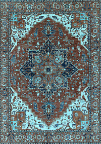 Persian Light Blue Traditional Rug, urb2839lblu