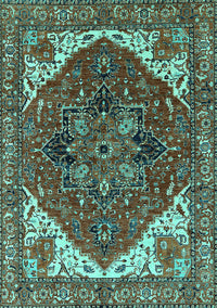 Persian Turquoise Traditional Rug, urb2839turq