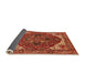 Sideview of Persian Orange Traditional Rug, urb2839org