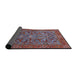 Sideview of Mid-Century Modern Gunmetal Gray Oriental Rug, urb2840