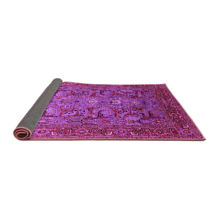 Sideview of Oriental Pink Traditional Rug, urb2840pnk