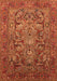 Oriental Orange Traditional Rug, urb2840org