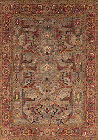 Oriental Brown Traditional Rug, urb2840brn