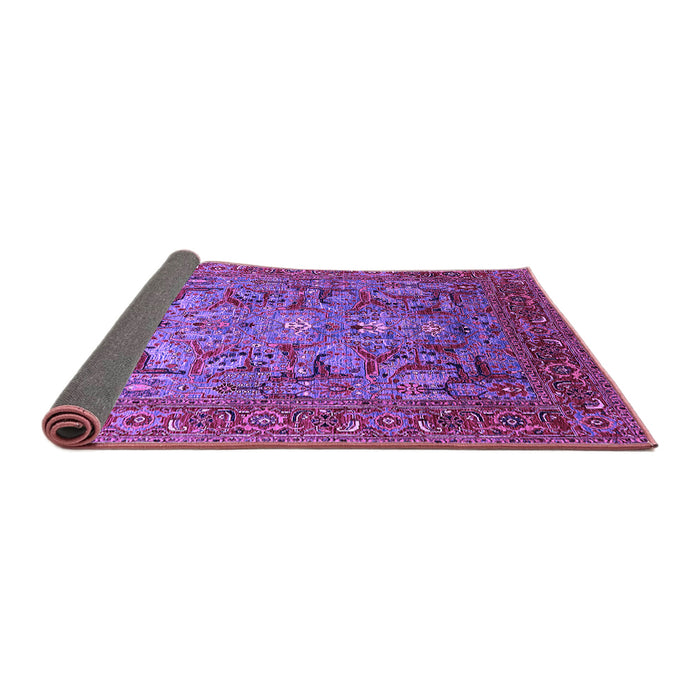 Sideview of Oriental Purple Traditional Rug, urb2840pur