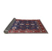 Sideview of Mid-Century Modern Rose Purple Oriental Rug, urb2841