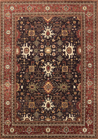 Oriental Brown Traditional Rug, urb2841brn