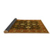 Sideview of Oriental Yellow Traditional Rug, urb2841yw