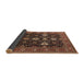 Sideview of Oriental Brown Traditional Rug, urb2841brn