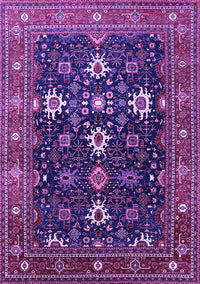 Oriental Purple Traditional Rug, urb2841pur