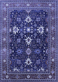 Oriental Blue Traditional Rug, urb2841blu