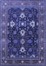 Oriental Blue Traditional Rug, urb2841blu