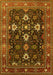 Oriental Yellow Traditional Rug, urb2841yw