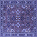 Square Oriental Blue Industrial Rug, urb2842blu