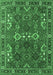 Oriental Emerald Green Industrial Rug, urb2842emgrn