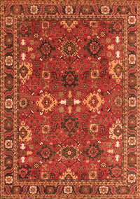 Oriental Orange Industrial Rug, urb2842org