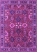 Machine Washable Oriental Purple Industrial Area Rugs, wshurb2842pur