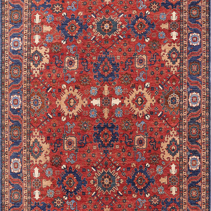 Machine Washable Industrial Modern Dark Almond Brown Rug, wshurb2842